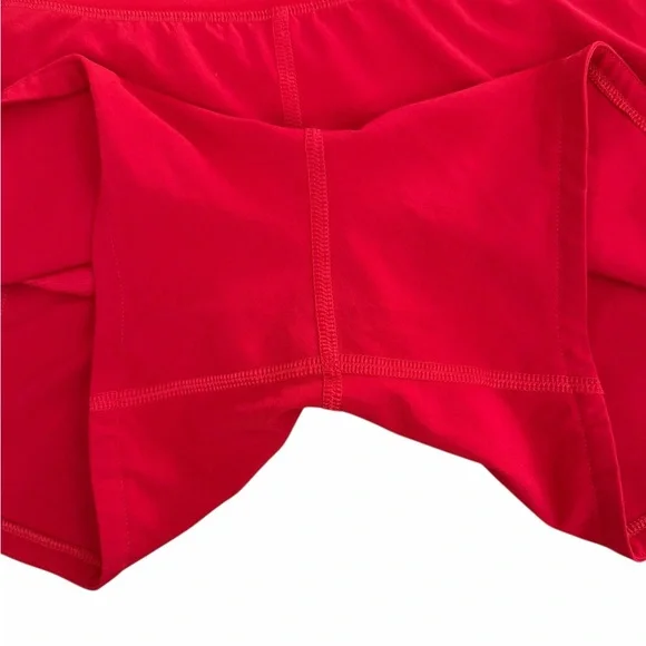 Lululemon Speed Up Shorts Red High Waisted Running Athleisure Workout Size 4 - Picture 8 of 12